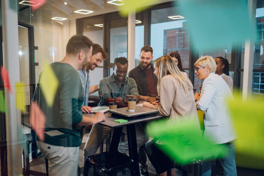 Coworkers in Conference Room
